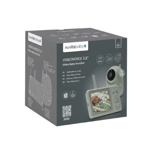 NUVITA VIDEO BABY MONITOR VIDEOVOICE 3.2'' 0029
