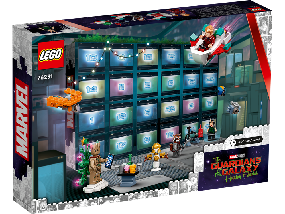 LEGO MARVEL CALENDARIO DELL'AVVENTO GUARDIANI DELLA GALASSIA 76231