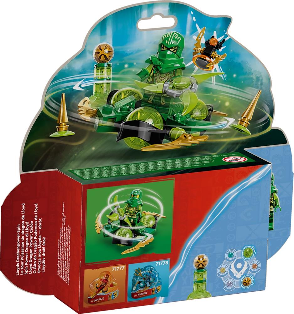 LEGO NINJAGO SPIN POWER DRAGON DI LLOYD 71779