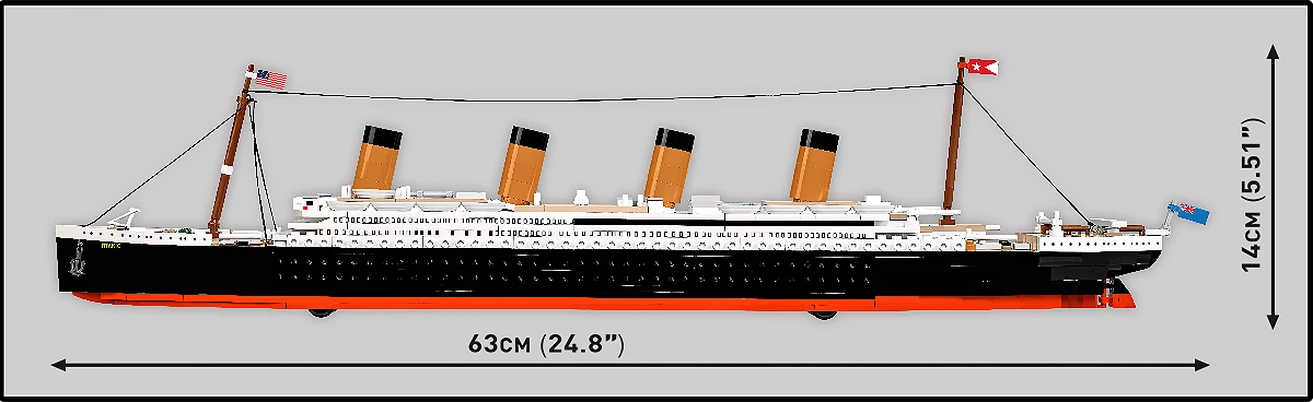 COBI HISTORICAL COLLECTION RMS TITANIC 1:450 1688 COBI HISTORICAL COLLECTION RMS TITANIC 1:450 1688