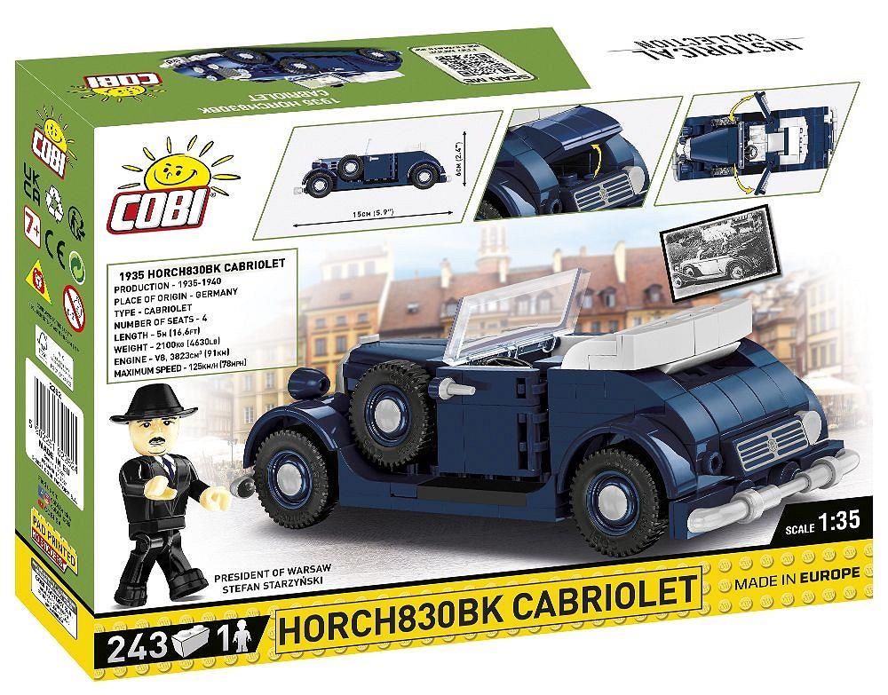 COBI HISTORICAL COLLETION WWII HORCH830BK CABRIOLET 2262