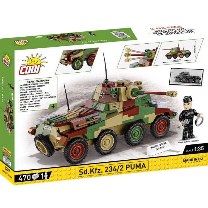 COBI HISTORICAL COLLECTION WWII SD.KFZ. 234/2 PUMA 2287