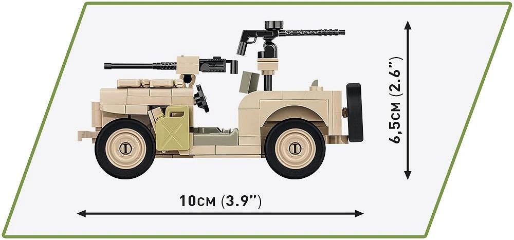 COBI HISTORICAL COLLECTION WWII WILLYS MB-SAS 2298