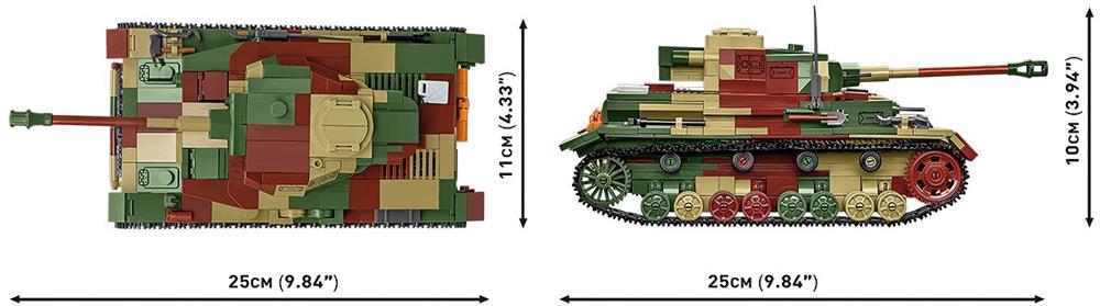 COBI HISTORICAL COLLECTION WWII PZKPFW IV AUSF. G 2592