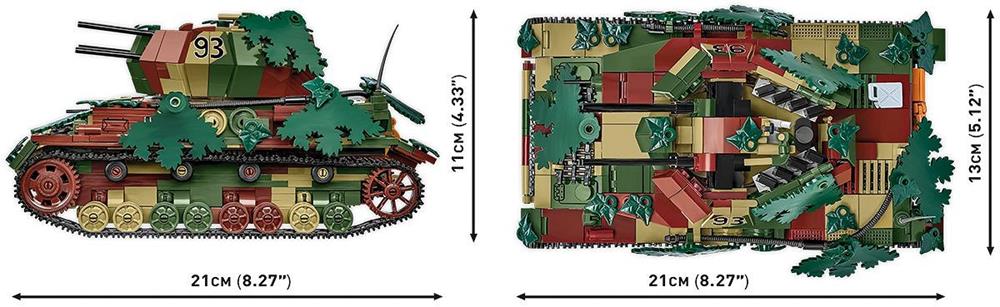 COBI HISTORICAL COLLECTION WWII FLAKPANZER IV WIRBELWIND - EXECUTIVE EDITION 2593