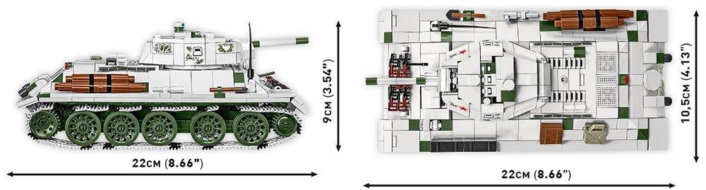 COBI HISTORICAL COLLECTION WWII T-34/76 MOD. 1941/42 2595