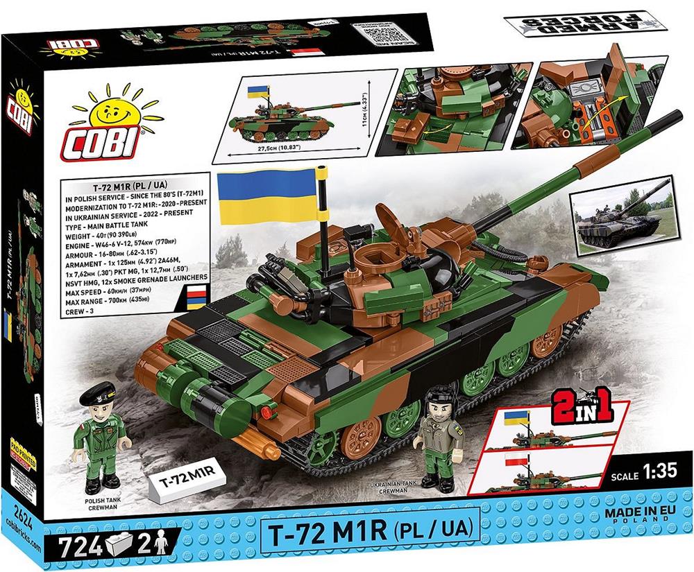 COBI ARMED FORCES T-72M1R (PL/UA) 2624