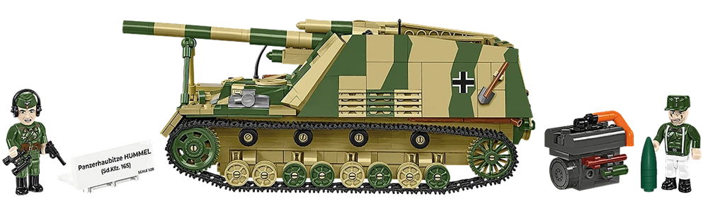 COBI HISTORICAL COLLECTION WWII PANZERHAUBITZE HUMMEL (SD.KFZ.165) 2663