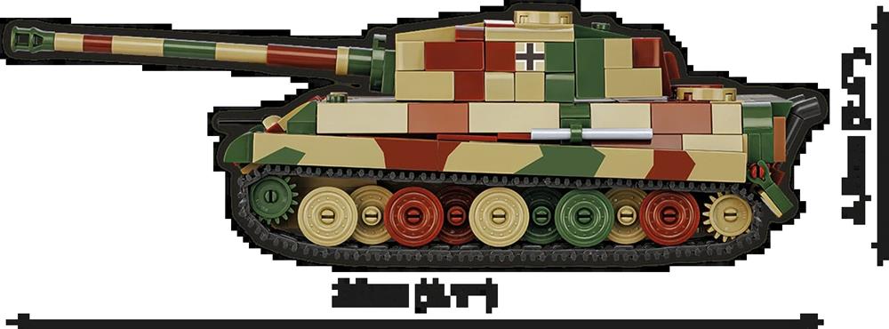 COBI HISTORICAL COLLECTION WWII PZ.KPFW. VI B TIGER II KÖNIGSTIGER 2732