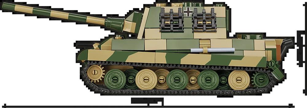 COBI HISTORICAL COLLECTION WWII PANZERJÄGER TIGER AUSF.B JAGDTIGER 2733