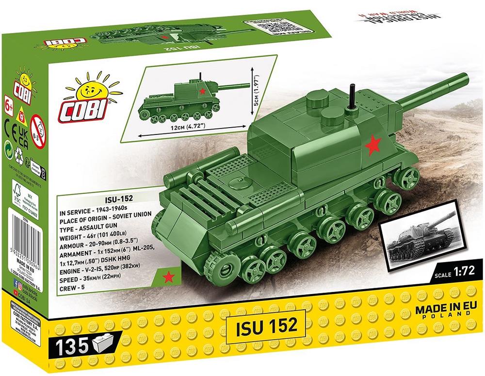 COBI HISTORICAL COLLECTION WWII ISU 152 3096