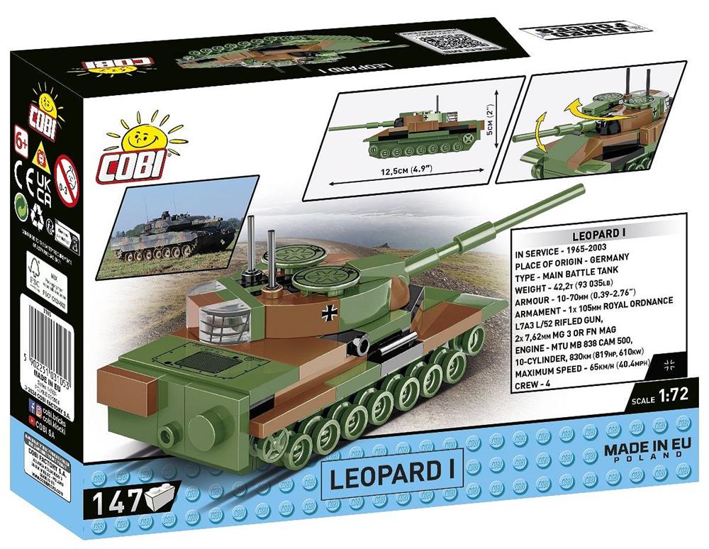 COBI HISTORICAL COLLECTION WWII LEOPARD 1 3105