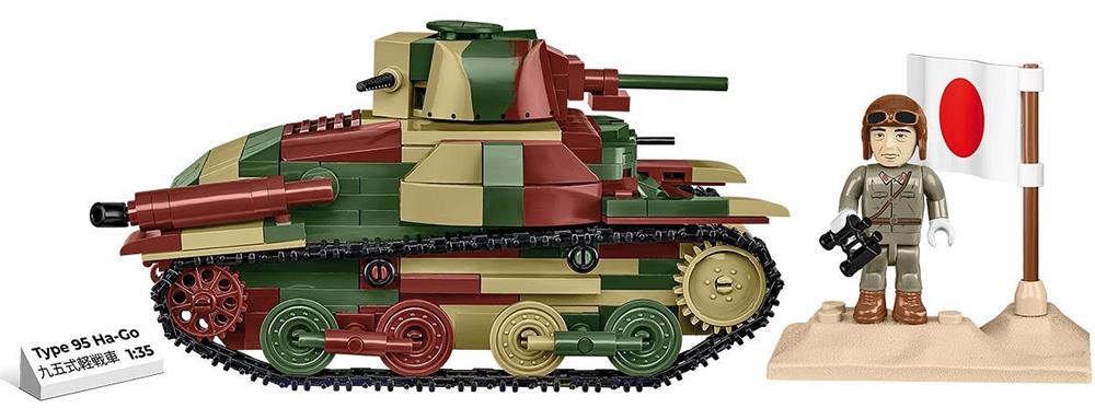 COBI HISTORICAL COLLECTION WWII TYPE 95 HA-GO 3115