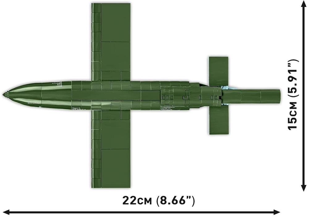 COBI HISTORICAL COLLECTION WWII V-1 FLYING BOMB (FI 103) 3135 COBI HISTORICAL COLLECTION WWII V-1 FLYING BOMB (FI 103) 3135