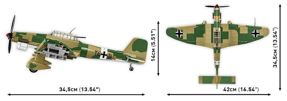 COBI HISTORICAL COLLECTION WWII JUNKERS JU 87 B-2 5748