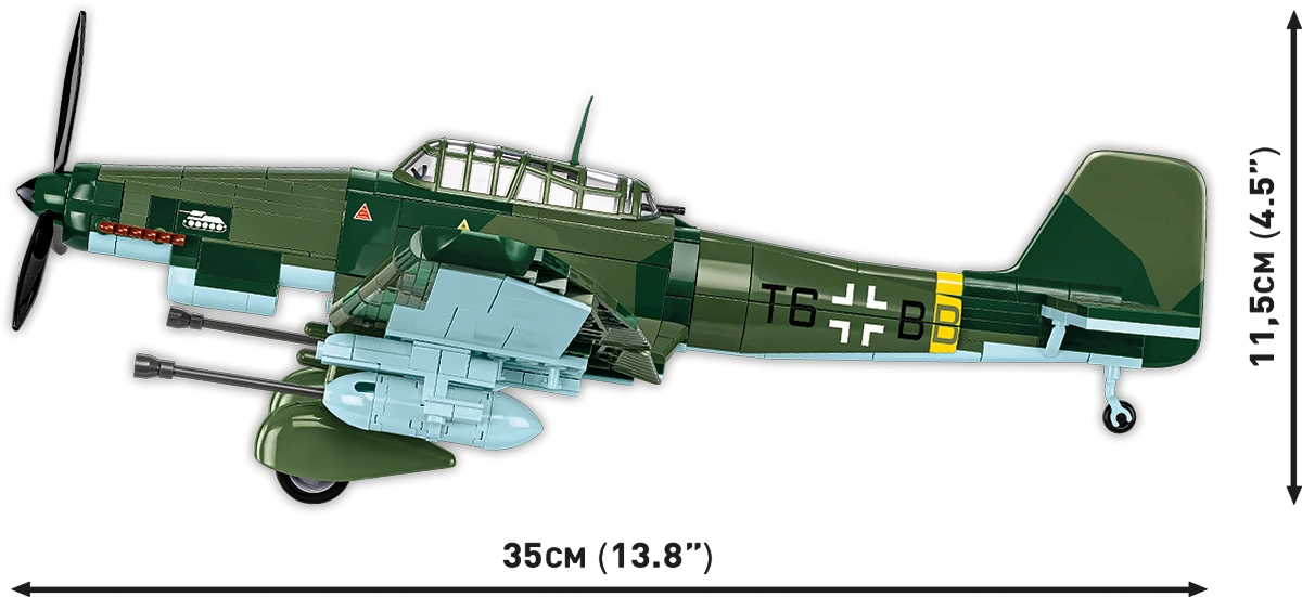 COBI HISTORICAL COLLECTION WWII JUNKERS JU 87G-2 STUKA 5767 COBI HISTORICAL COLLECTION WWII JUNKERS JU 87G-2 STUKA 5767