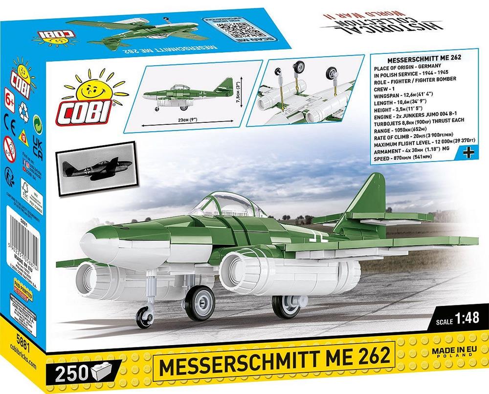 COBI HISTORICAL COLLECTION WWII MESSERSCHMITT ME262 5881