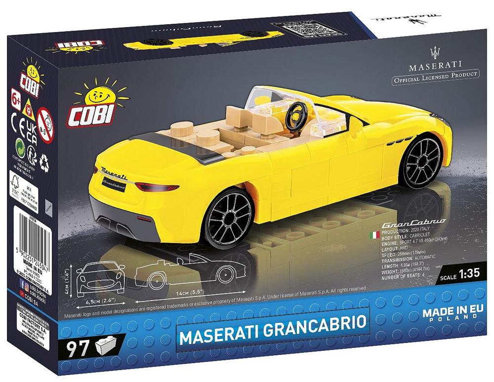 COBI CARS MASERATI GRANCABRIO 24504