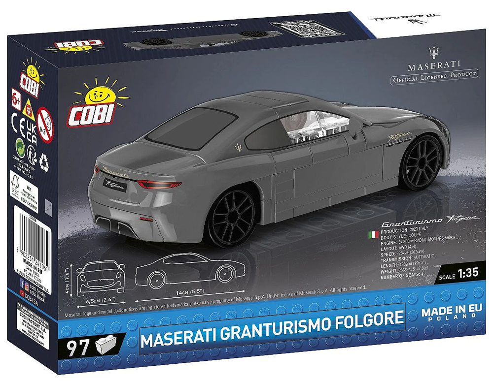 COBI CARS MASERATI GRANTURISMO FOLGORE 24506