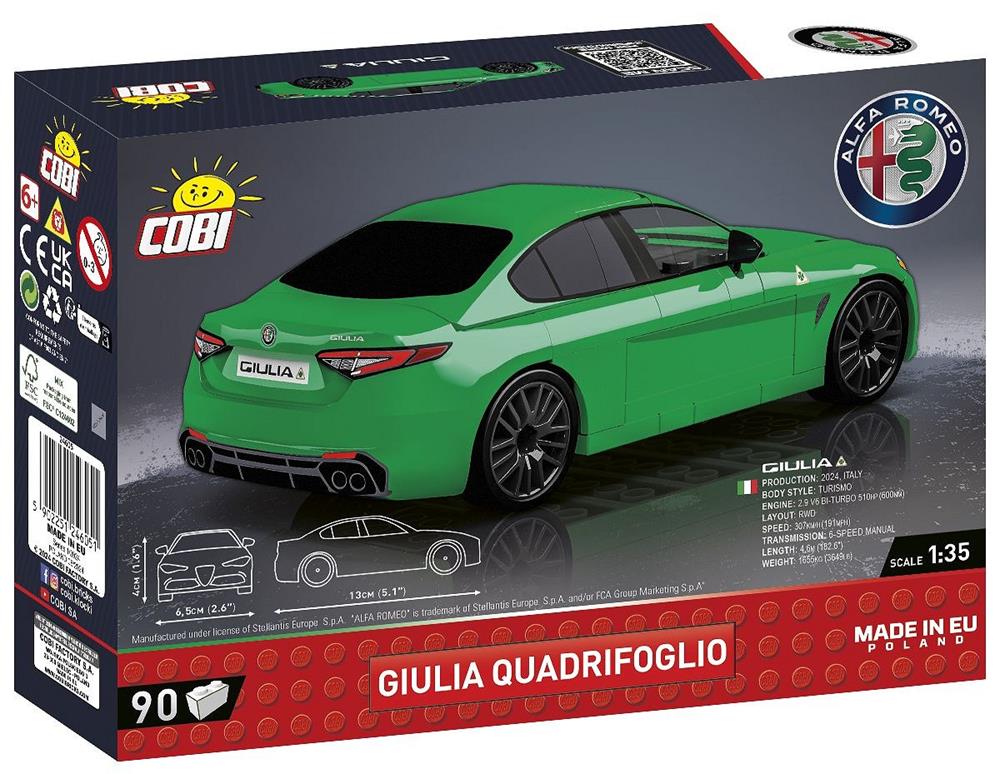 COBI CARS GIULIA QUADRIFOGLIO 24605