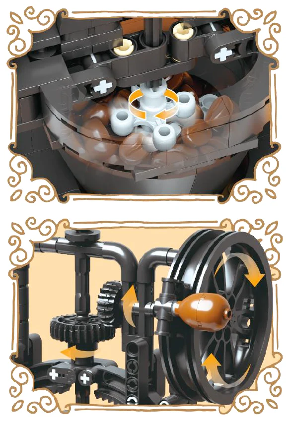 PANTASY SET DI MATTONCINI RETRÒ - IL MACINA CAFFÈ PAN85053