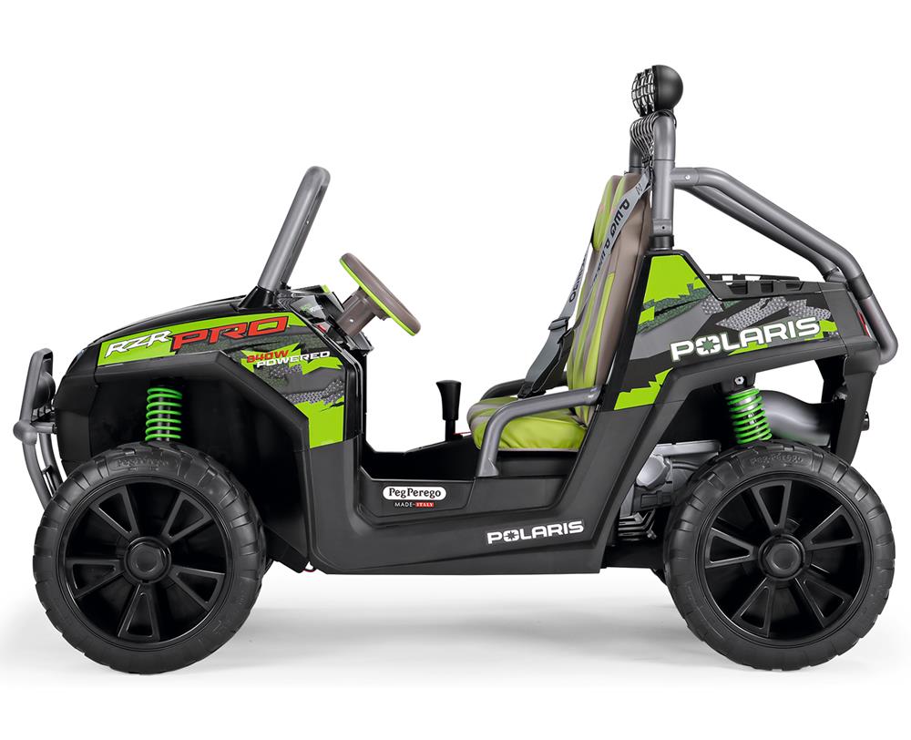 PEG PEREGO AUTO ELETTRICA POLARIS RZR PRO GREEN SHADOW IGOD0601