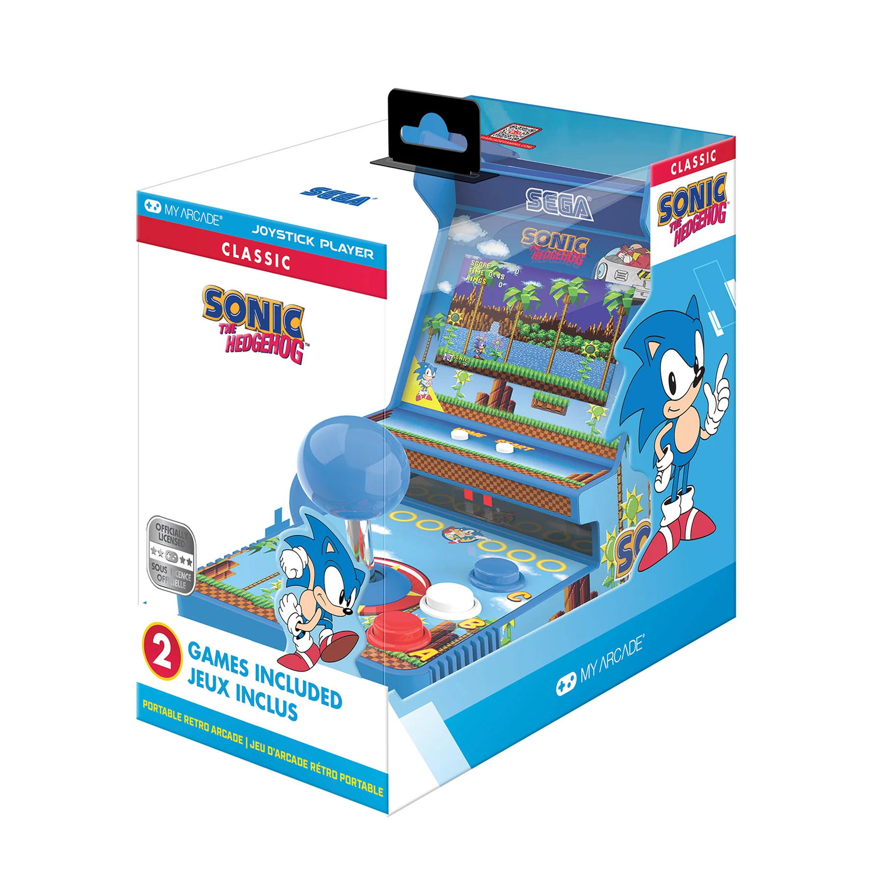 MY ARCADE SONIC THE HEDGEHOG JOYSTICK PLAYER 7157