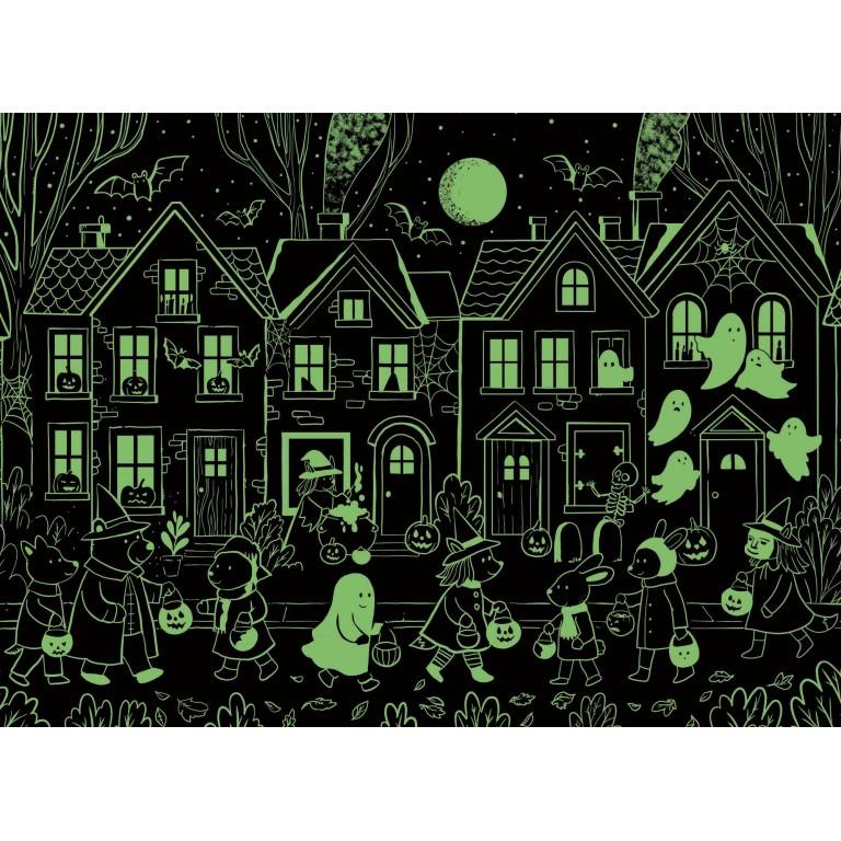 SASSI EDITORE PUZZLE GLOW IN THE DARK - HALLOWEEN