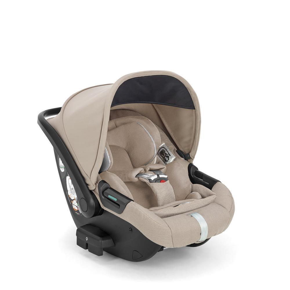 INGLESINA TRIO SYSTEM QUATTRO APTICA PASHMINA BEIGE CON TELAIO PALLADIO BLACK E SEGG. DARWIN INFANT RECLINE KA62R0PSB