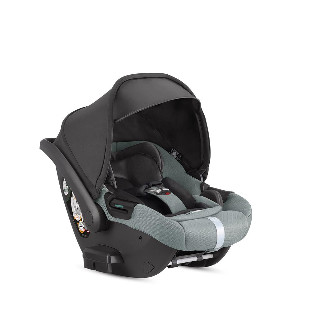 INGLESINA TRIO SYSTEM QUATTRO APTICA XT IGLOO GREY CON TELAIO NERO E SEGG. DARWIN INFANT RECLINE KA72R0IGG