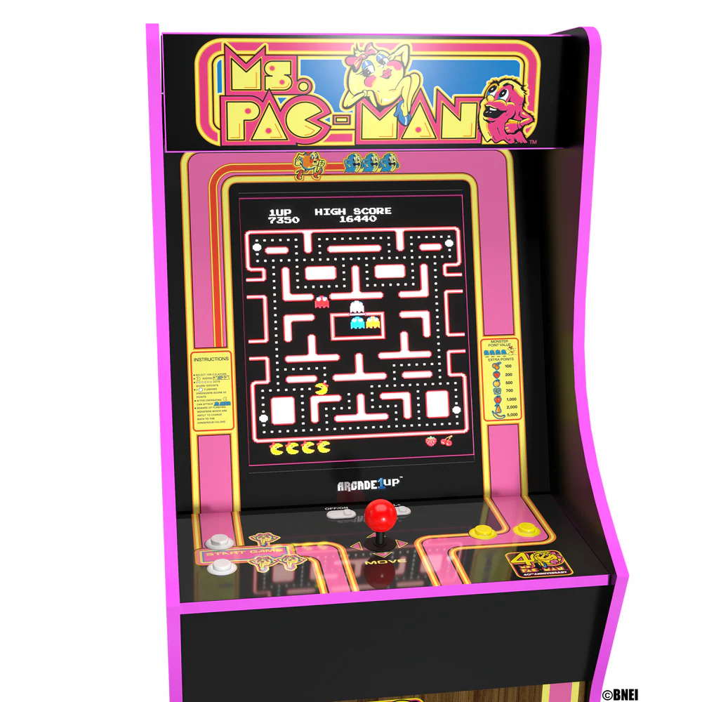 ARCADE1UP MS. PAC-MAN 40TH ANNIVERSARY ARCADE MACHINE MSP-A-20682