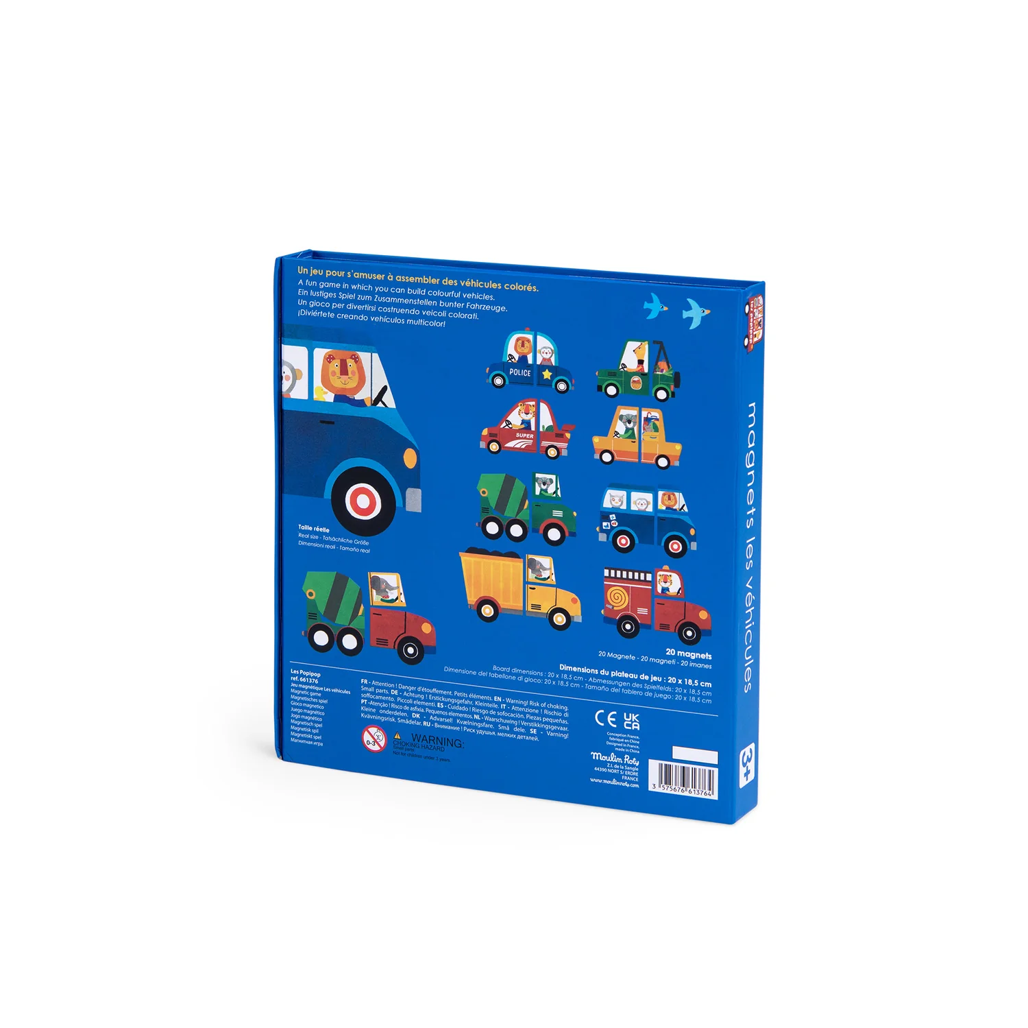 MOULIN ROTY GIOCO MAGNETICO I VEICOLI 661376