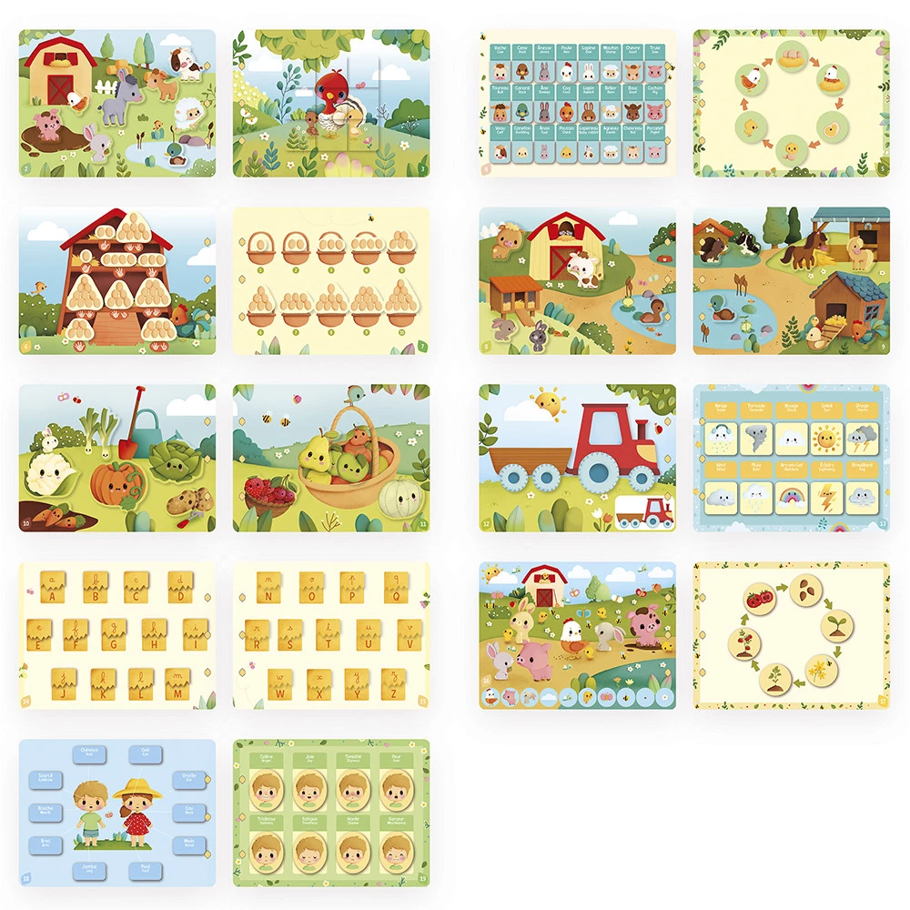 JANOD FATTORIA - BUSY BOOK FATTORIA FR/EN J03333 JANOD FATTORIA - BUSY BOOK FATTORIA FR/EN J03333