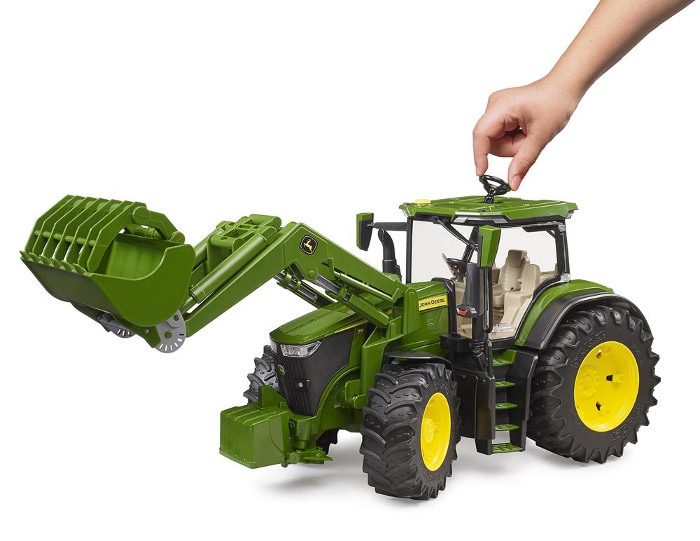 BRUDER JOHN DEERE 7R 350 CON CARICATRICE FRONTALE 03151