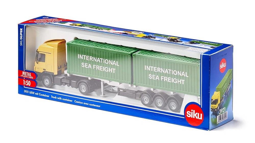 SIKU CAMION MERCEDES CON CONTAINER 3921