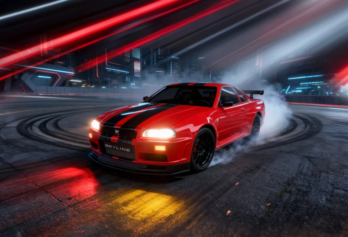 REVELL RC XXL HIGH SPEED CAR NISSAN SKYLINE 24585