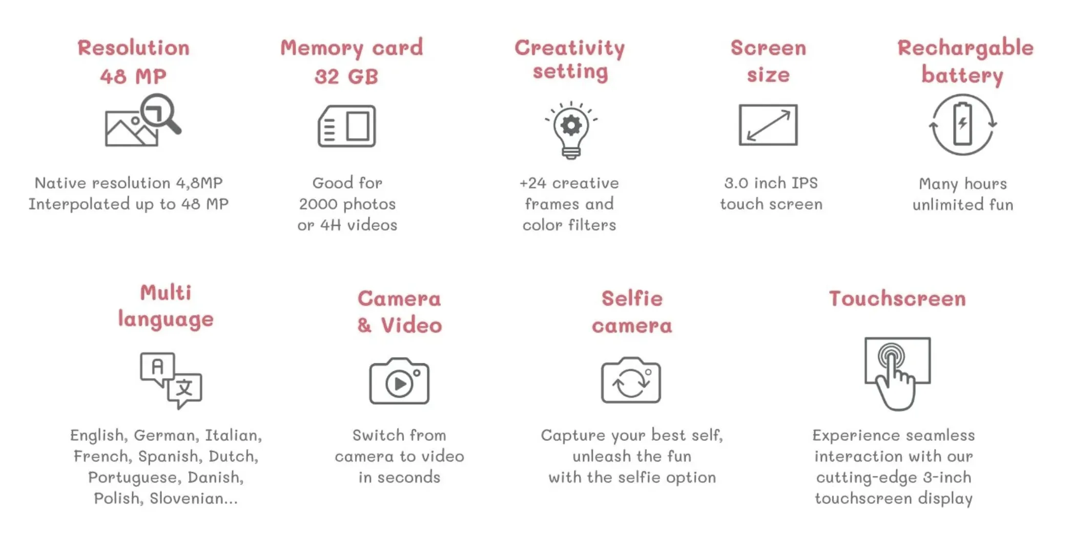 THE ZOOFAMILY URBAN ZOO FOX - FOTOCAMERA PER BAMBINI