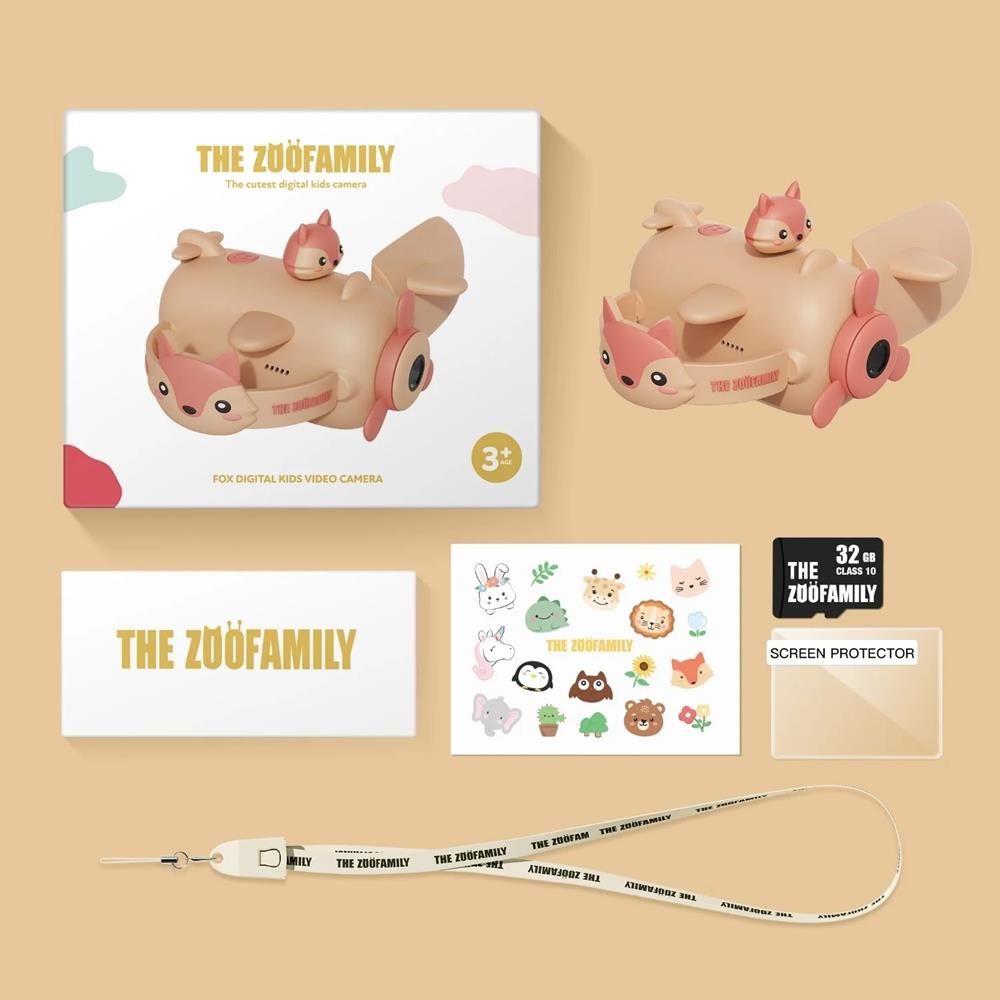 THE ZOOFAMILY ZOO VIDEO FOX - VIDEOCAMERA PER BAMBINI THE ZOOFAMILY ZOO VIDEO FOX - VIDEOCAMERA PER BAMBINI