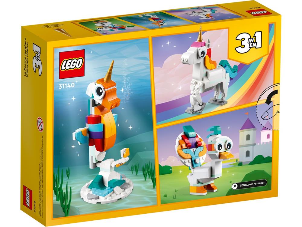 LEGO CREATOR UNICORNO MAGICO 31140