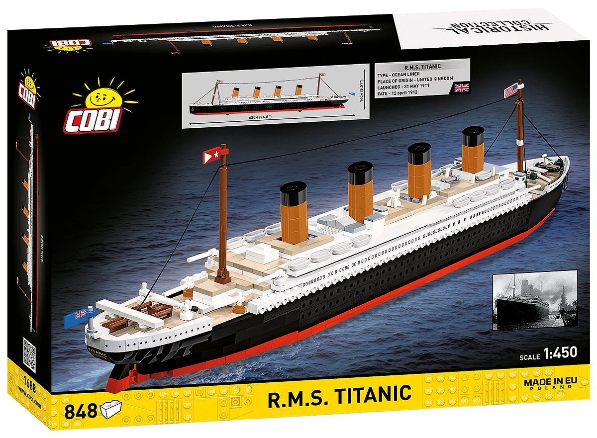 COBI HISTORICAL COLLECTION RMS TITANIC 1:450 1688 COBI HISTORICAL COLLECTION RMS TITANIC 1:450 1688