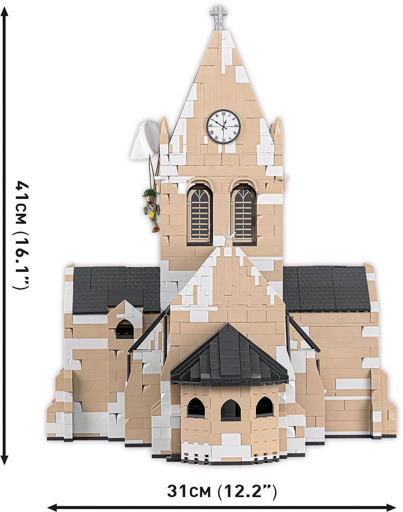 COBI HISTORICAL COLLECTION WWII SAINTE-MÈRE-ÉGLISE CHURCH 2299