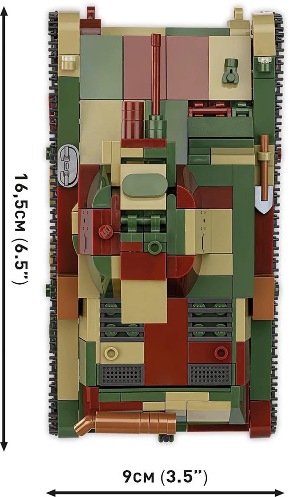 COBI HISTORICAL COLLECTION WWII LIGHT TANK 7TP 2661