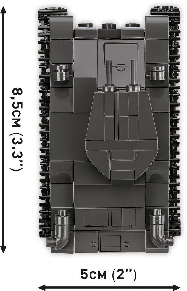 COBI ARMED FORCES RENAULT R35 - VALENTINE IX - PANZER I 2740