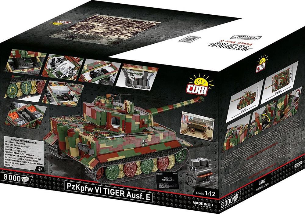 COBI HISTORICAL COLLECTION WWII PZKPFW VI TIGER AUSF. E - EXECUTIVE EDITION 2807