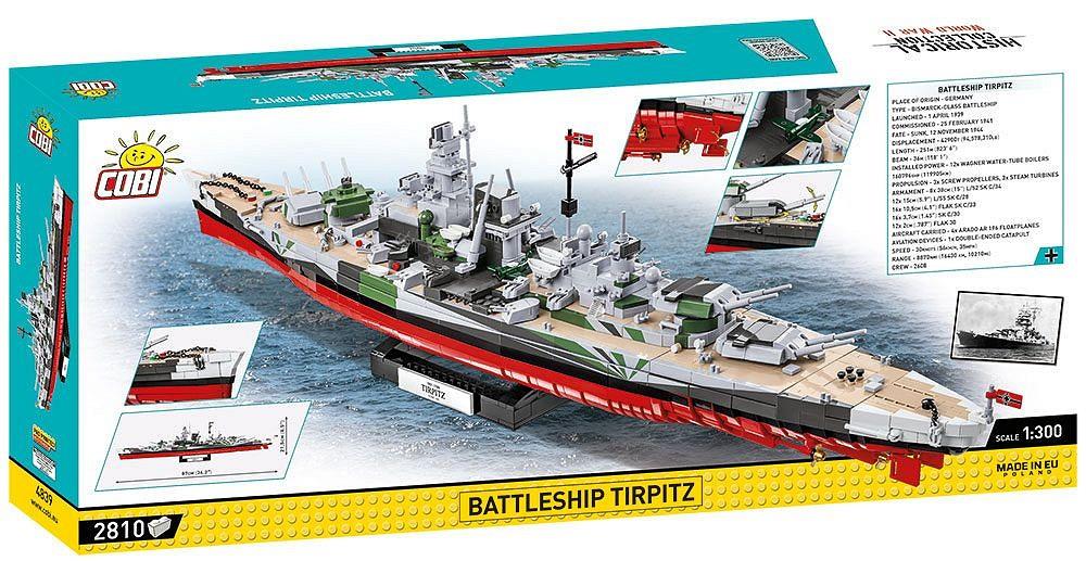 COBI HISTORICAL COLLECTION WWII BATTLESHIP TIRPITZ 4839