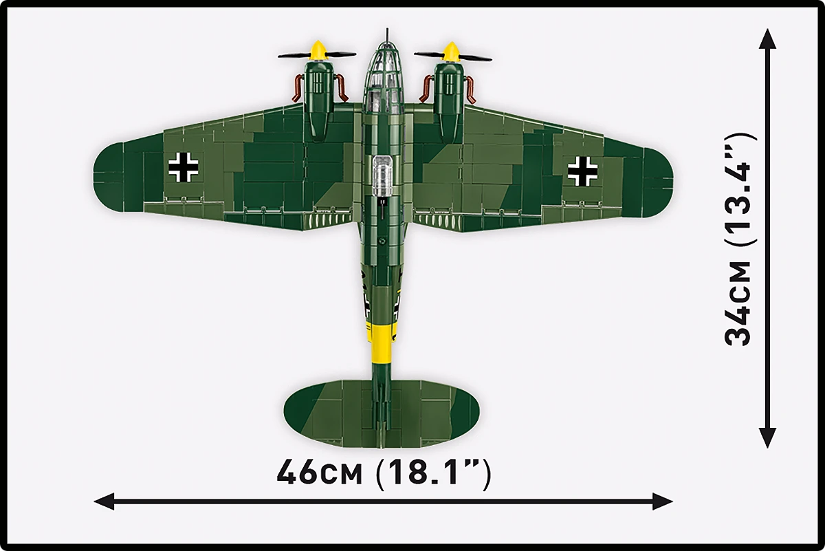 COBI HISTORICAL COLLECTION WWII HEINKEL HE 111 H-3 5772 COBI HISTORICAL COLLECTION WWII HEINKEL HE 111 H-3 5772