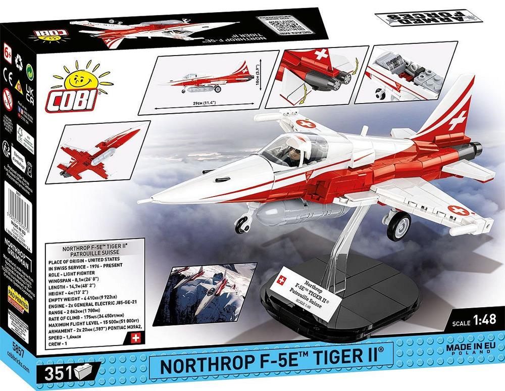 COBI ARMED FORCES NORTHROP F-5E TIGER II 5857