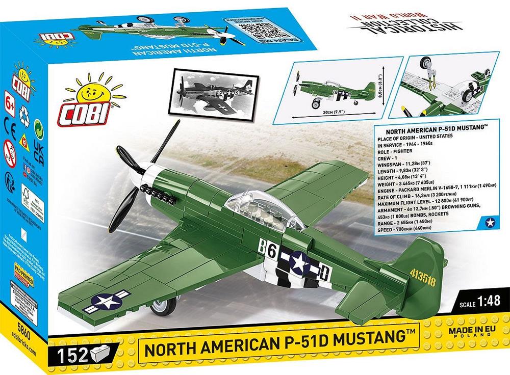 COBI HISTORICAL COLLECTION WWII P-51D MUSTANG™ 5860