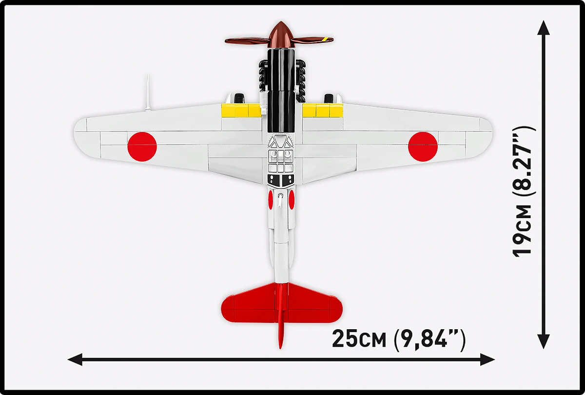 COBI HISTORICAL COLLECTION WWII KAWASAKI KI-61 HIEN 5872 COBI HISTORICAL COLLECTION WWII KAWASAKI KI-61 HIEN 5872