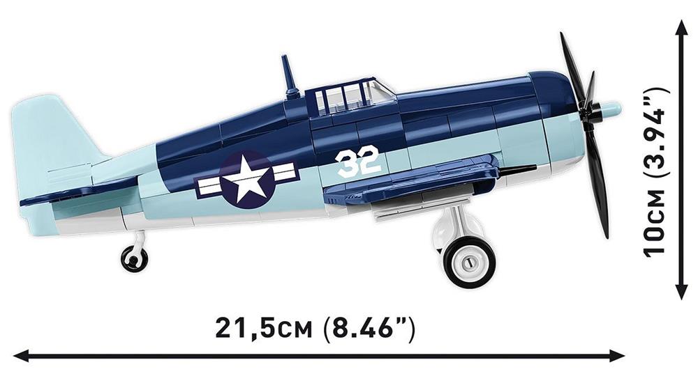 COBI HISTORICAL COLLECTION WWII GRUMMAN F6F HELLCAT 5883